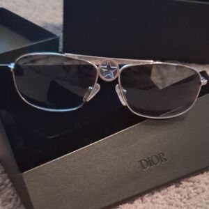 Christian Dior Metallic Frame Sunglasses